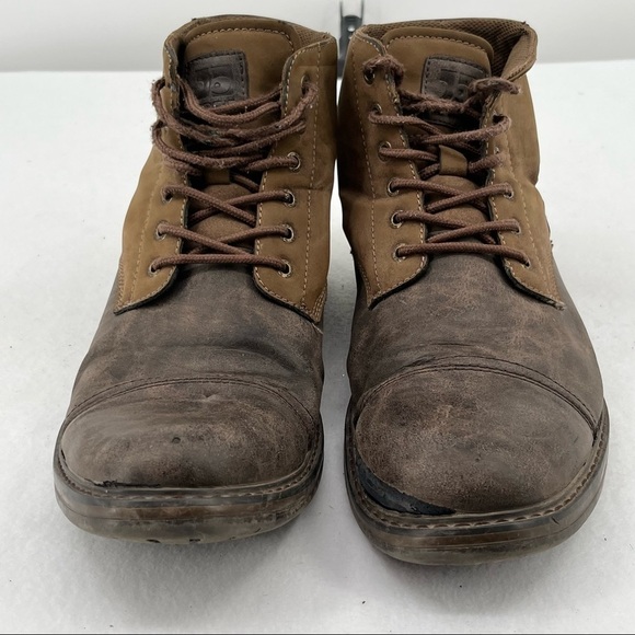 JOE’S Jeans Men’s Brown Leather Cappy Lace up boots size: 11 - Picture 5 of 7